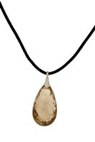 Collier Utopia STONES in Or blanc Quarzo 79.22 Ct GPA121 - GPA121